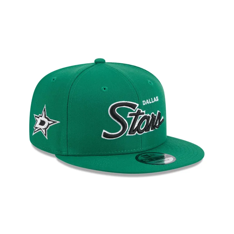 Dallas Stars Script 9FIFTY Snapback Hat sold by New Era