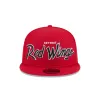 Detroit Red Wings Script 9FIFTY Snapback Hat sold by New Era
