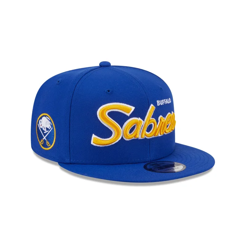 Buffalo Sabres Script 9FIFTY Snapback Hat sold by New Era