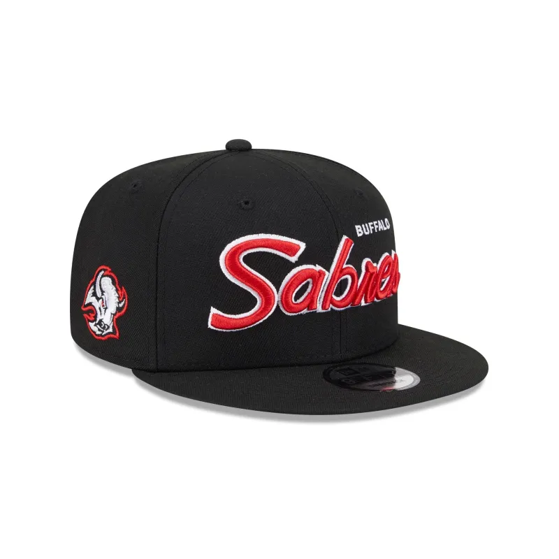 Buffalo Sabres Alt Script 9FIFTY Snapback Hat sold by New Era