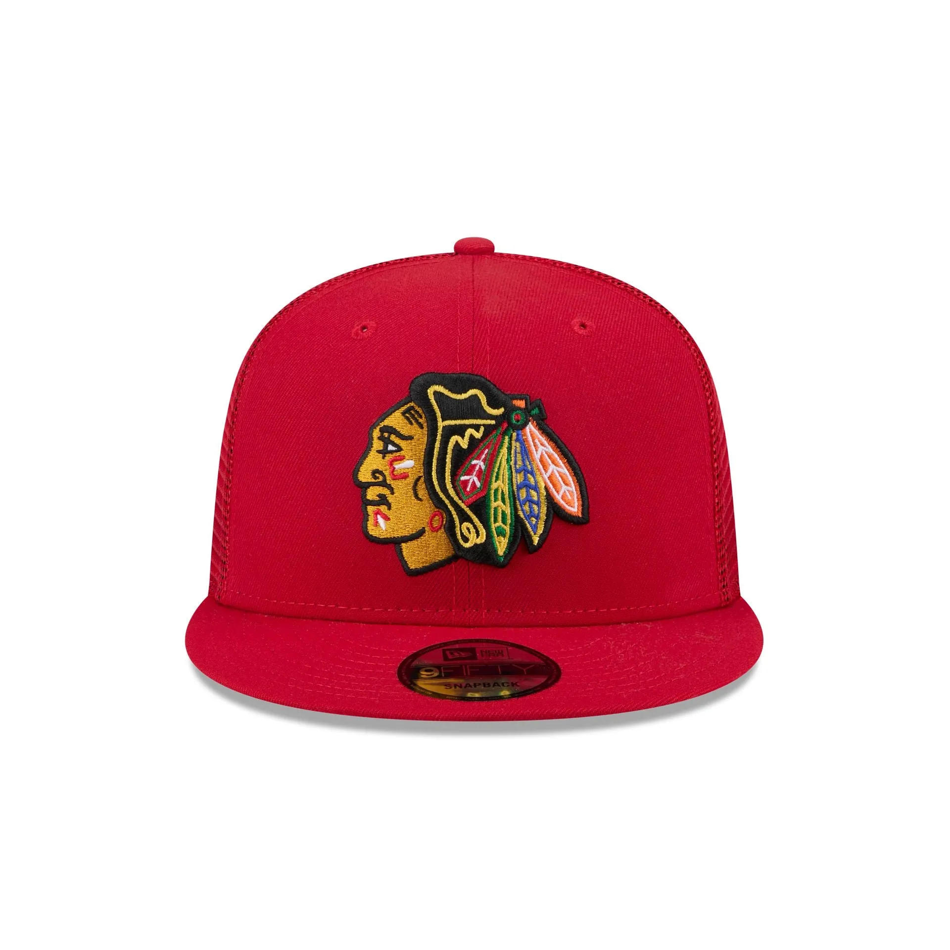 Chicago Blackhawks Team Tag 9FIFTY Trucker Hat sold by New Era product image thumbnail 2