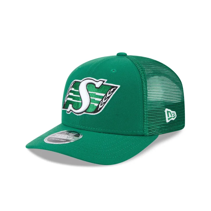 Saskatchewan Roughriders Simple 9SEVENTY Trucker Hat sold by New Era