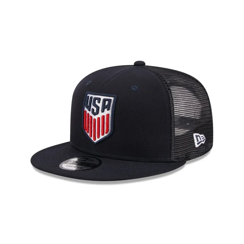 U.S. Soccer Men's National Team Tag 9FIFTY Trucker Hat sold by New Era