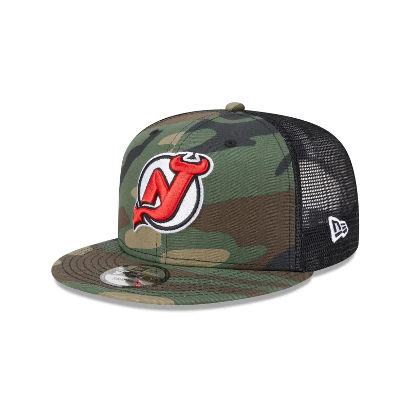 New Jersey Devils Camo 9FIFTY Trucker Hat sold by New Era