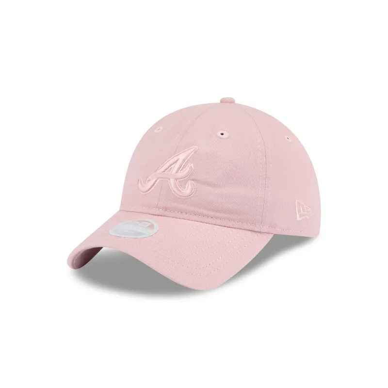 Atlanta Braves Women's Pink 9TWENTY Adjustable Hat sold by New Era