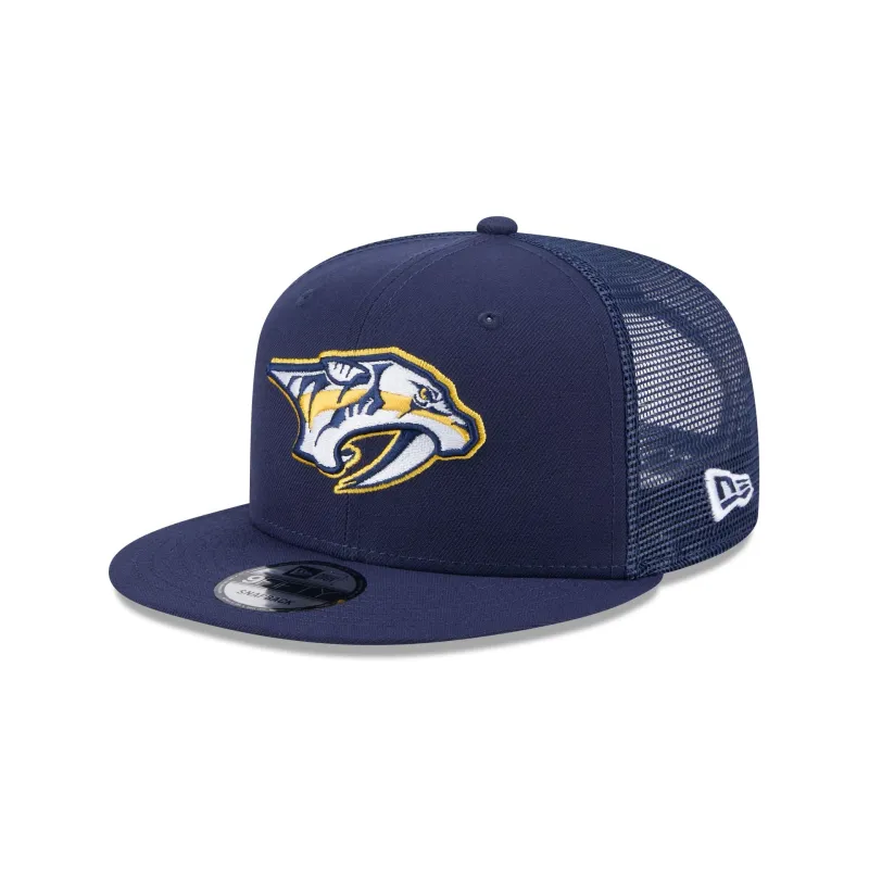 Nashville Predators Team Tag 9FIFTY Trucker Hat sold by New Era
