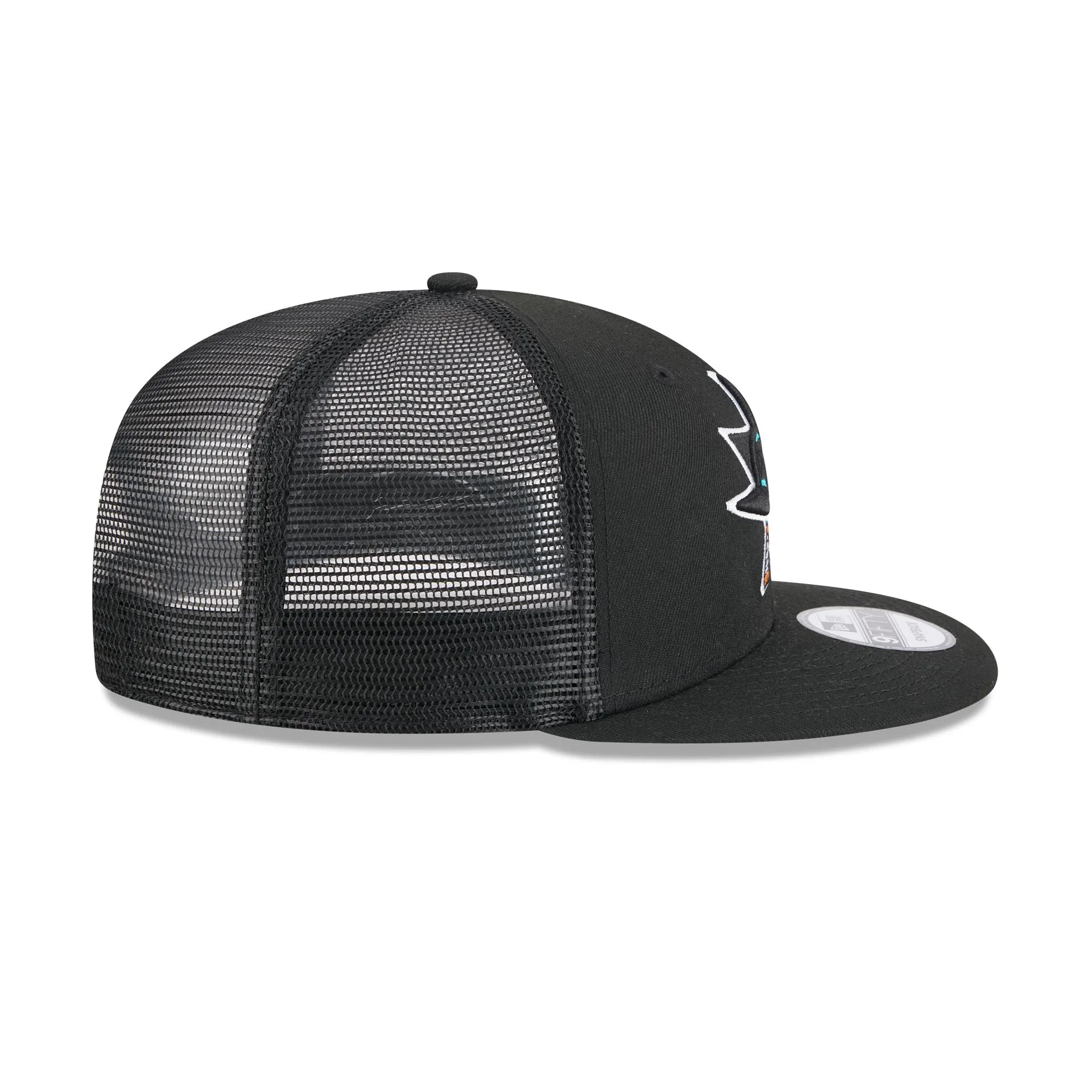 San Jose Sharks Team Tag 9FIFTY Trucker Hat sold by New Era product image thumbnail 5