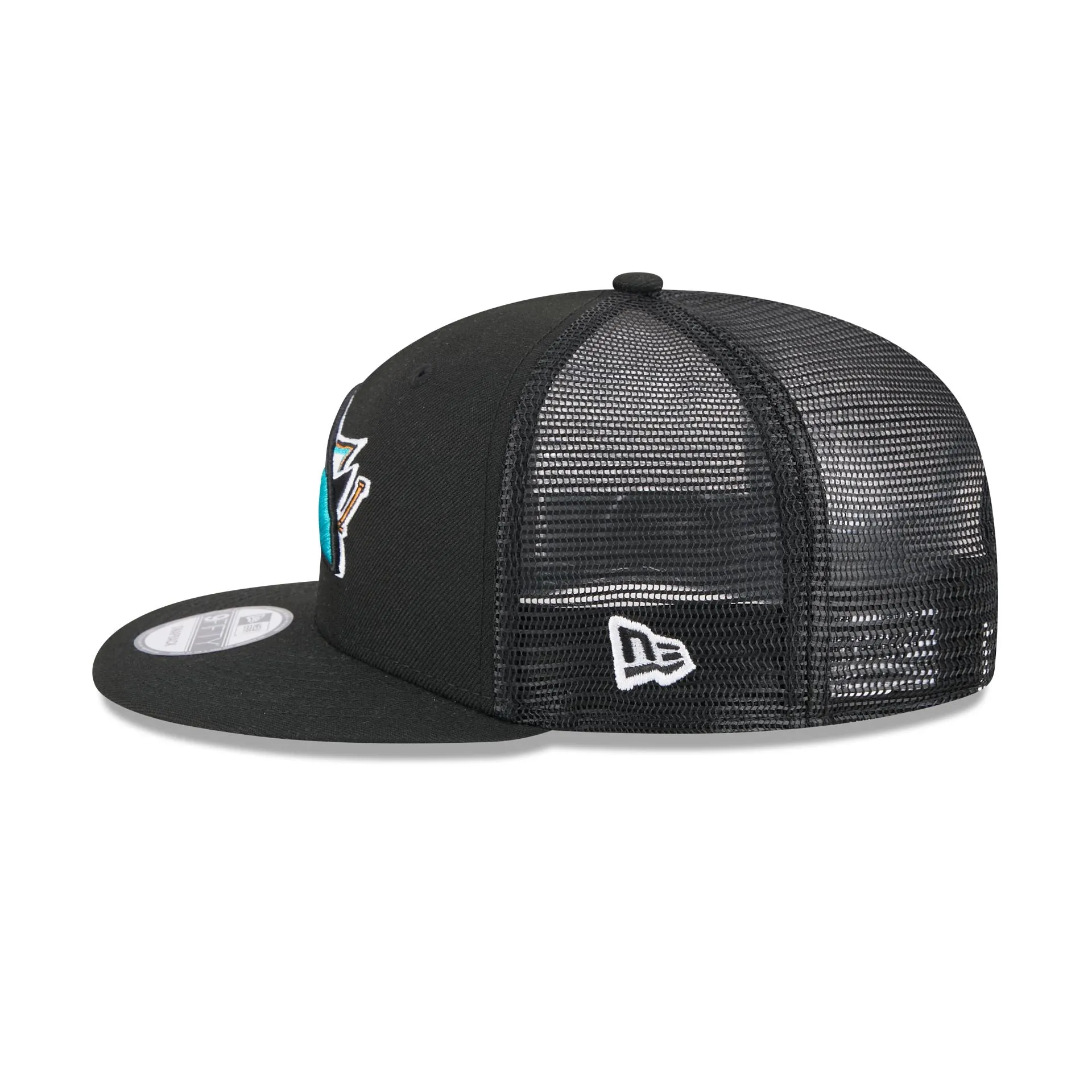 San Jose Sharks Team Tag 9FIFTY Trucker Hat sold by New Era product image thumbnail 4