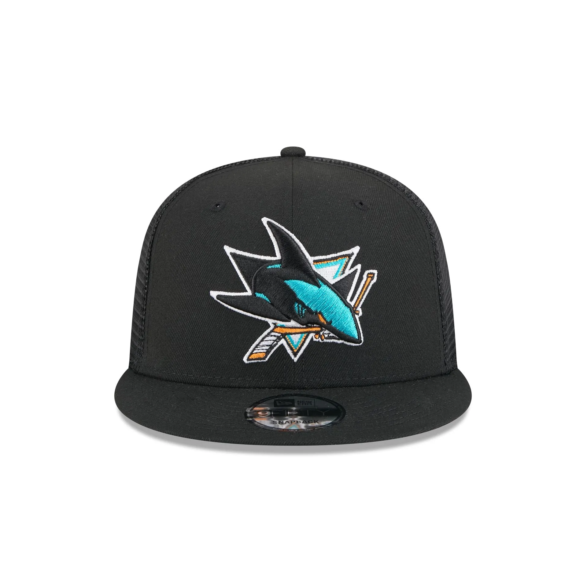 San Jose Sharks Team Tag 9FIFTY Trucker Hat sold by New Era product image thumbnail 2
