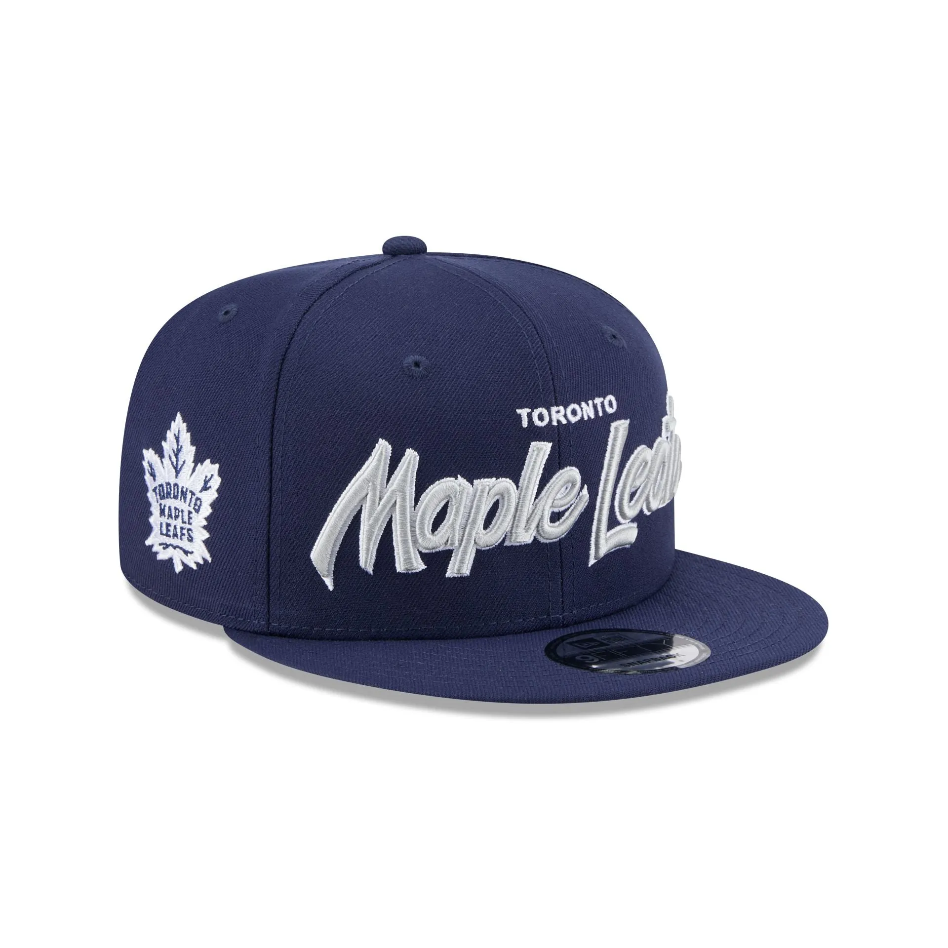 Toronto Maple Leafs Script 9FIFTY Snapback Hat sold by New Era