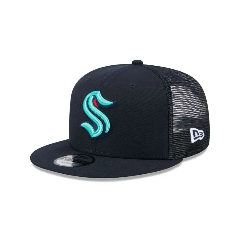 Seattle Kraken Team Tag 9FIFTY Trucker Hat sold by New Era
