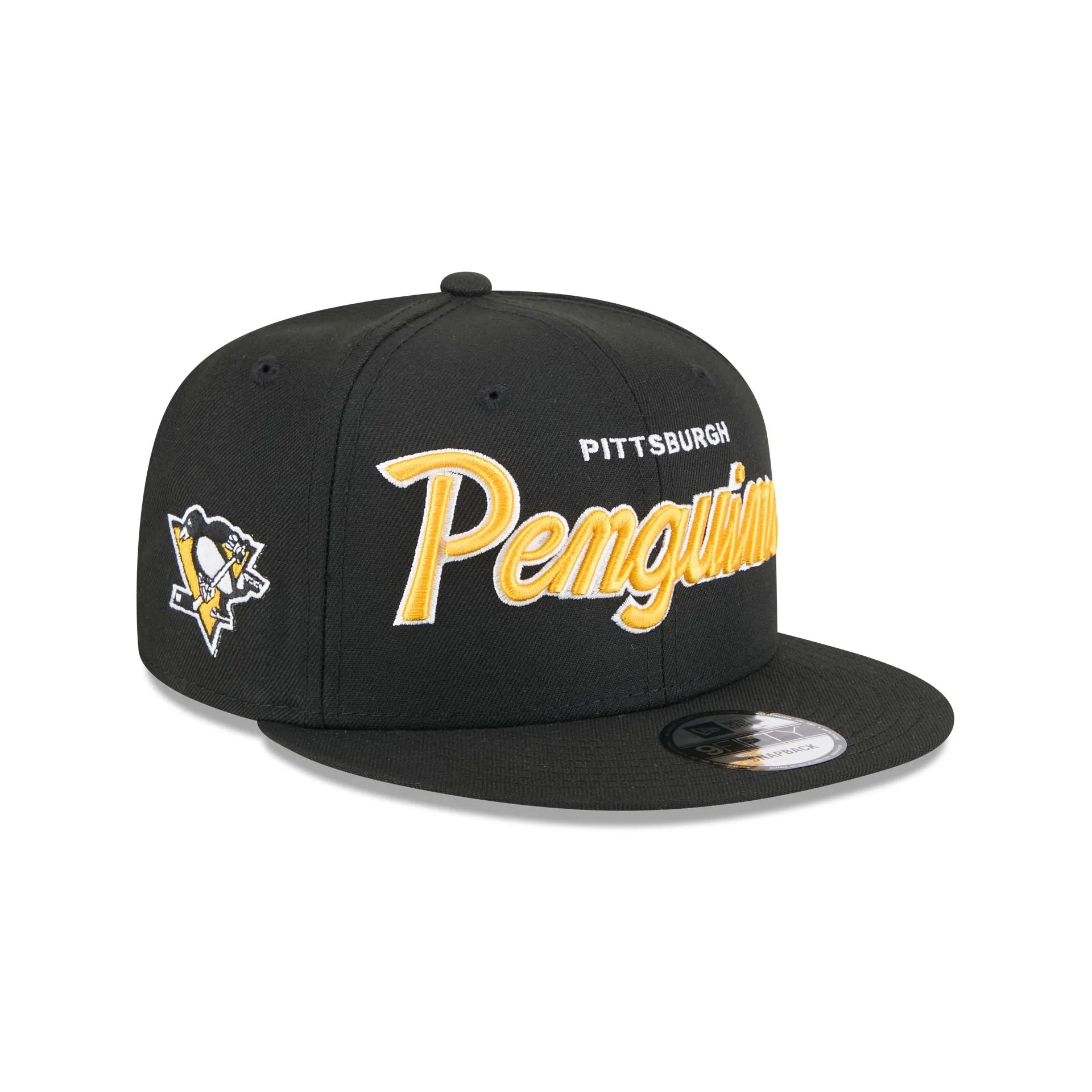 Pittsburgh Penguins Script 9FIFTY Snapback Hat sold by New Era