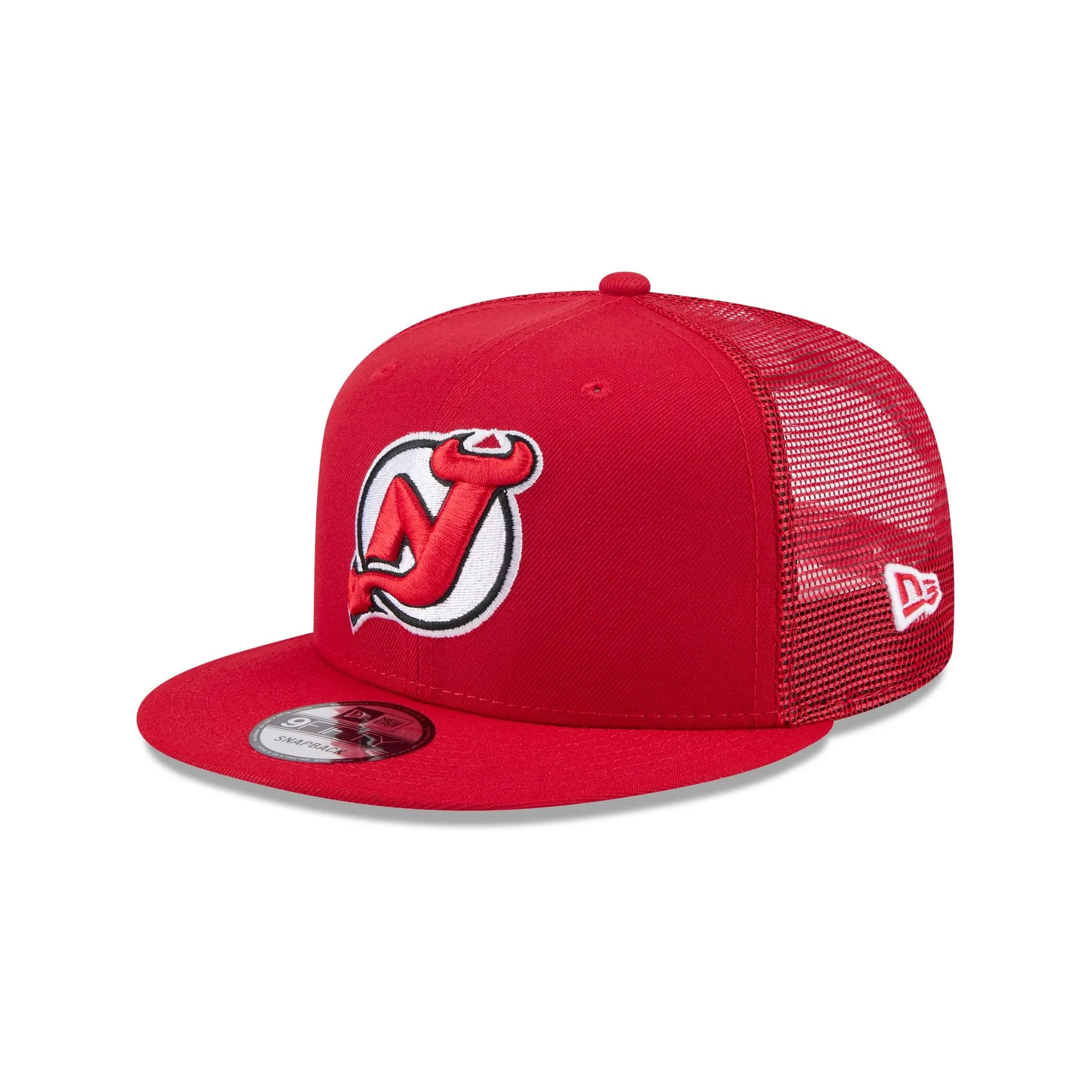 New Jersey Devils Team Tag 9FIFTY Trucker Hat sold by New Era