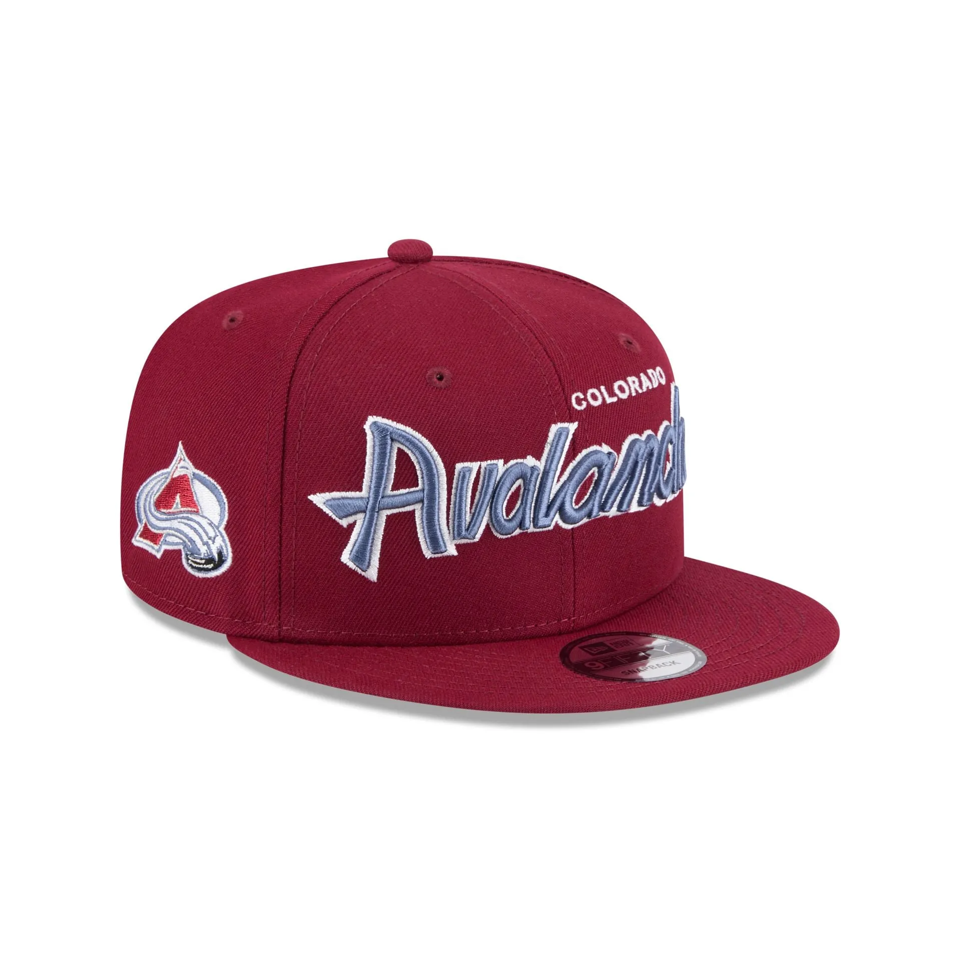 Colorado Avalanche Script 9FIFTY Snapback Hat sold by New Era
