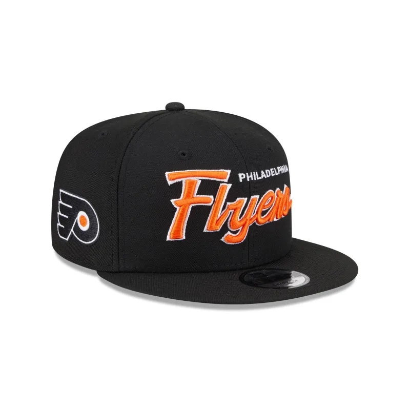 Philadelphia Flyers Script 9FIFTY Snapback Hat sold by New Era