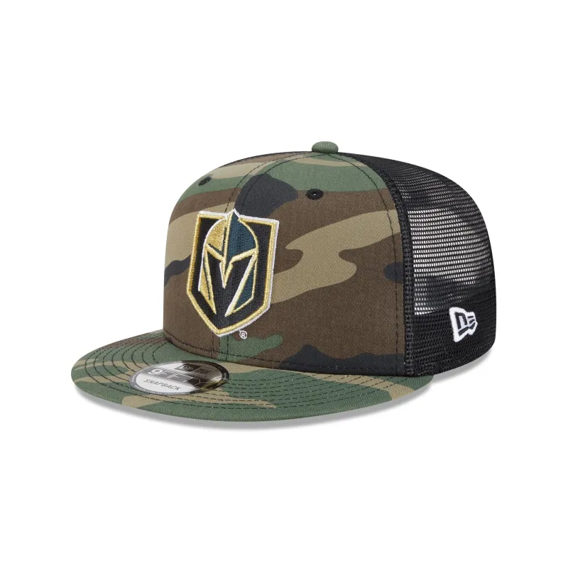 Vegas Golden Knights Camo 9FIFTY Trucker Hat sold by New Era