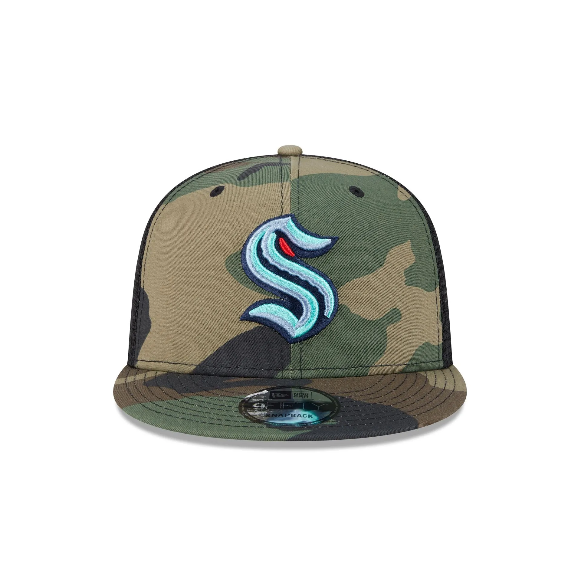 Seattle Kraken Camo 9FIFTY Trucker Hat sold by New Era product image thumbnail 2