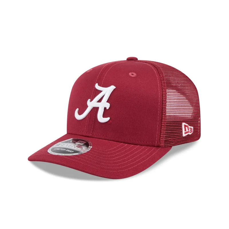 Alabama Crimson Tide Simple 9SEVENTY Trucker Hat sold by New Era
