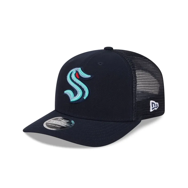 Seattle Kraken Simple 9SEVENTY Trucker Hat sold by New Era
