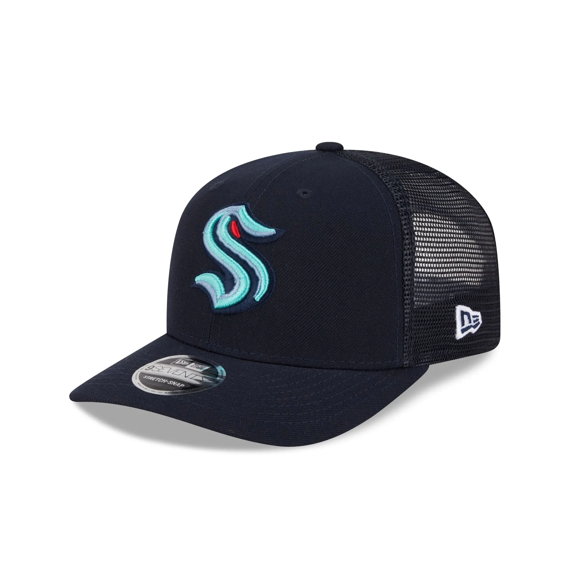 Seattle Kraken Simple 9SEVENTY Trucker Hat sold by New Era