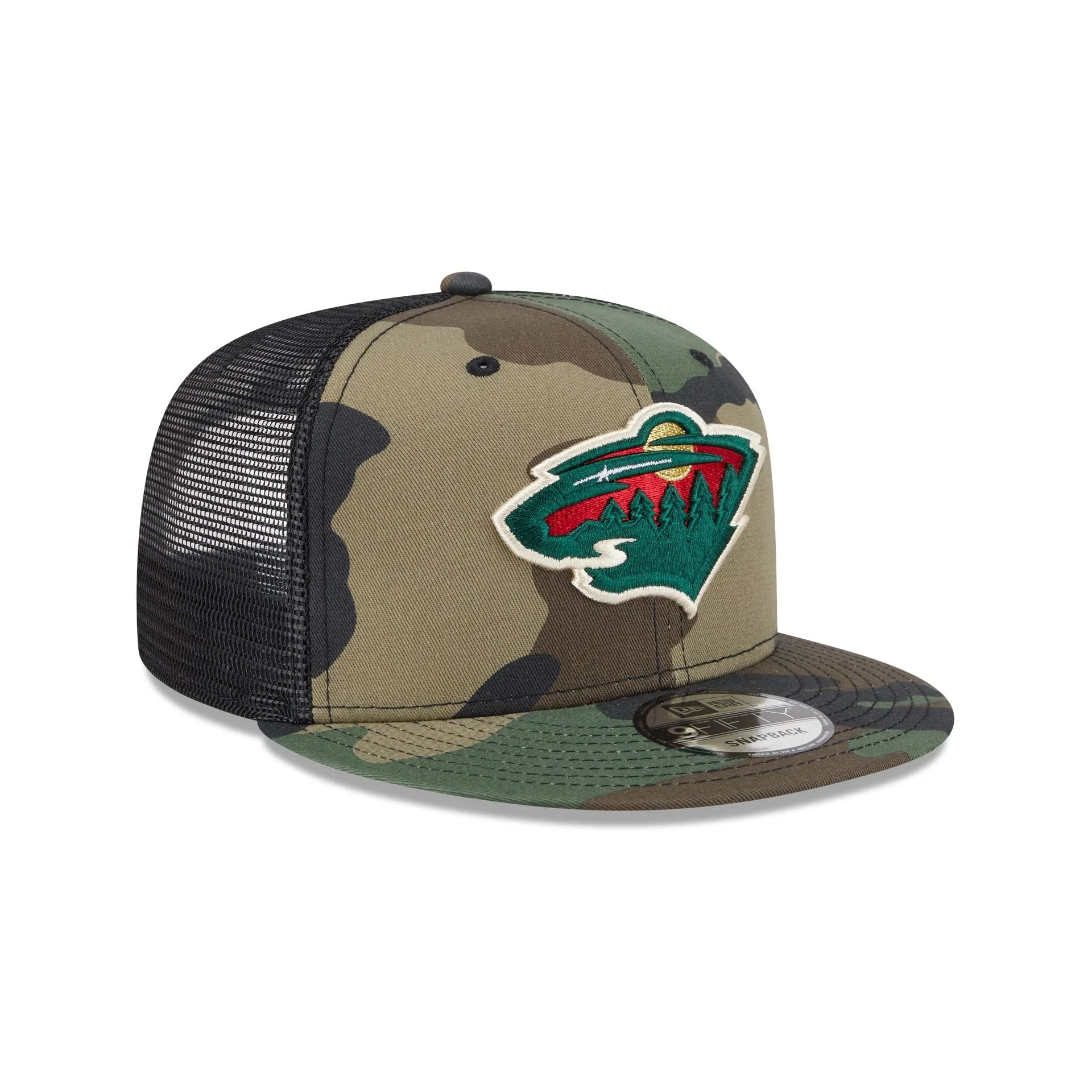 Minnesota Wild Camo 9FIFTY Trucker Hat sold by New Era product image thumbnail 3