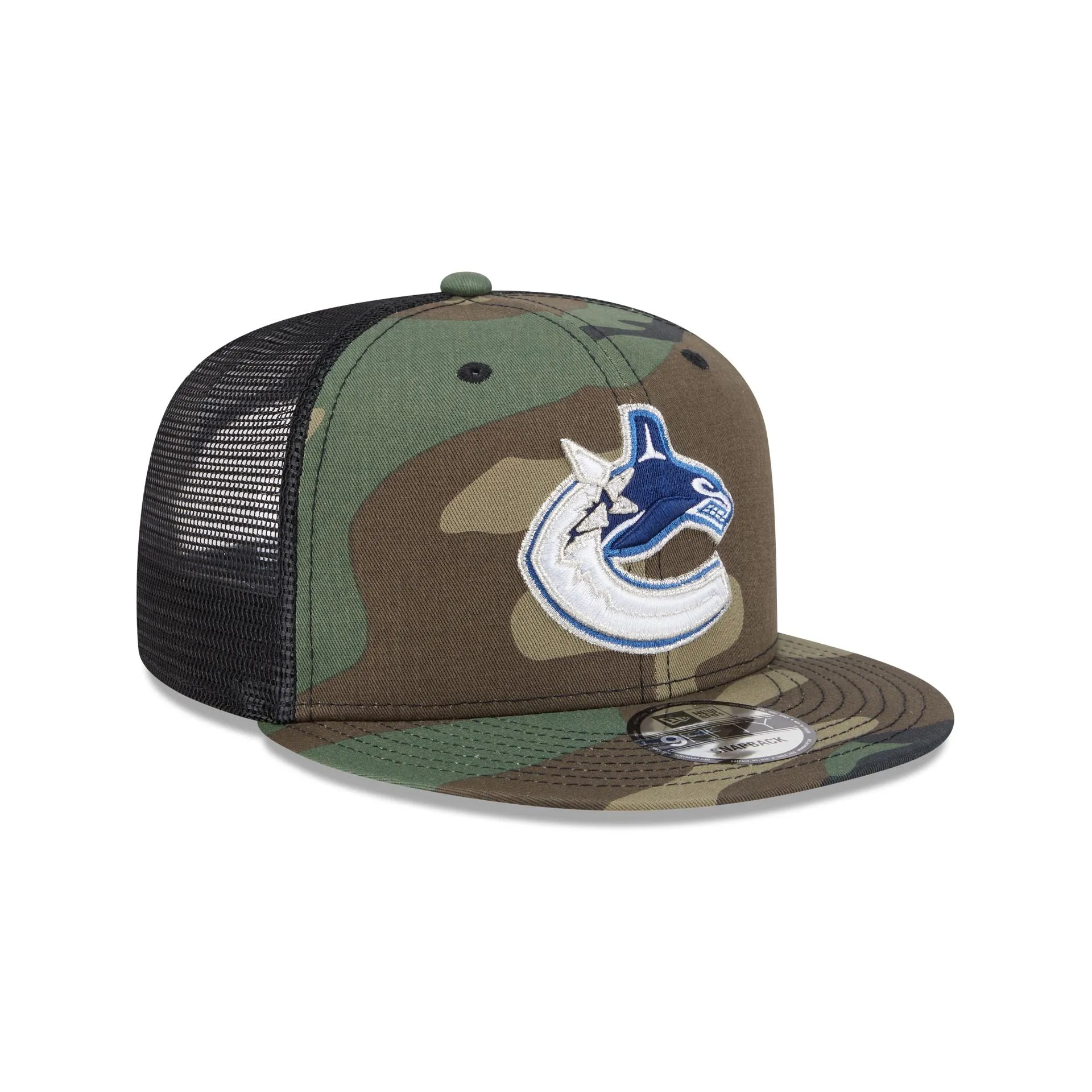 Vancouver Canucks Camo 9FIFTY Trucker Hat sold by New Era product image thumbnail 3