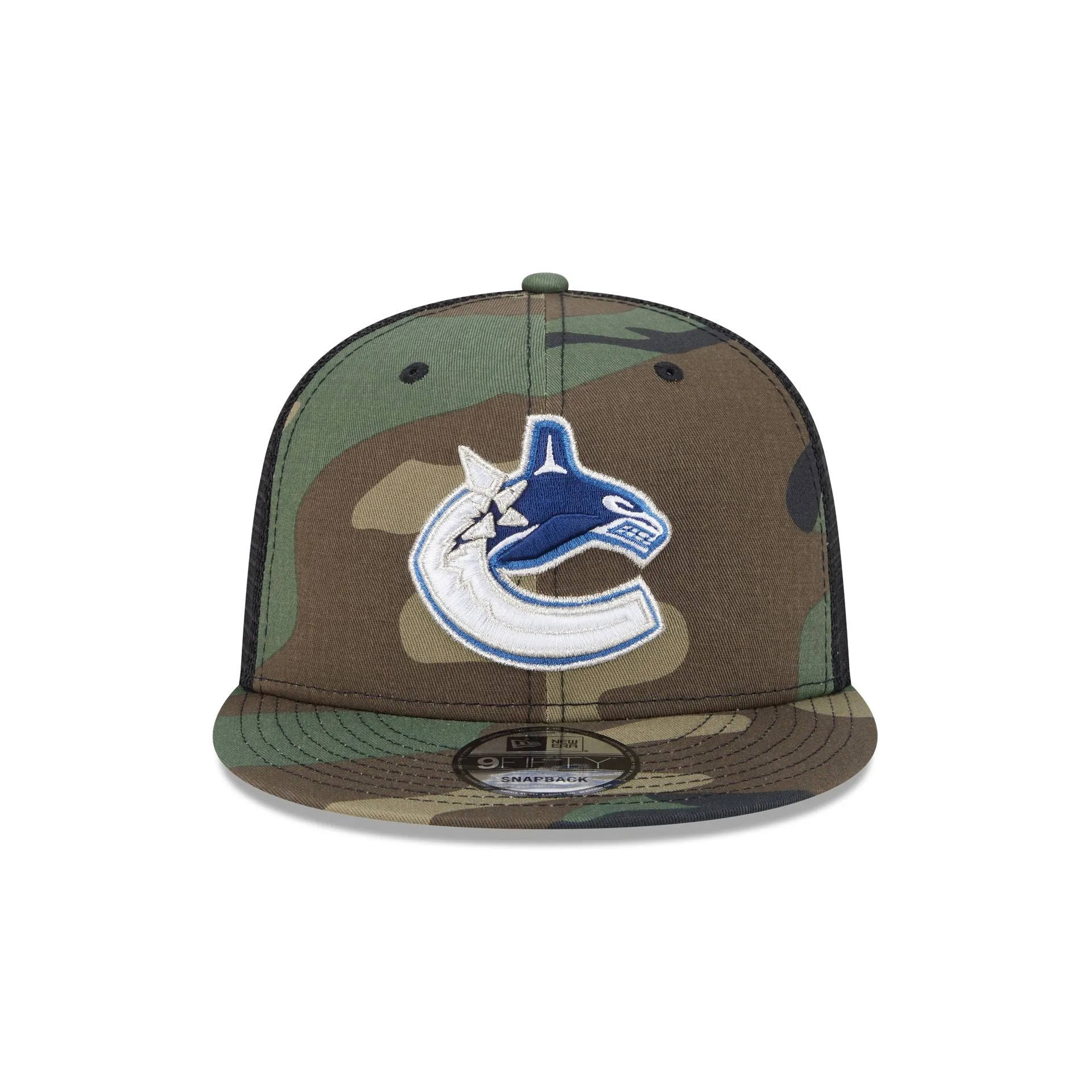 Vancouver Canucks Camo 9FIFTY Trucker Hat sold by New Era product image thumbnail 2