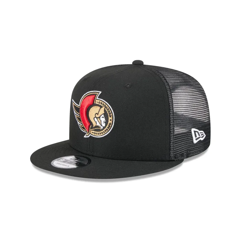 Ottawa Senators Team Tag 9FIFTY Trucker Hat sold by New Era