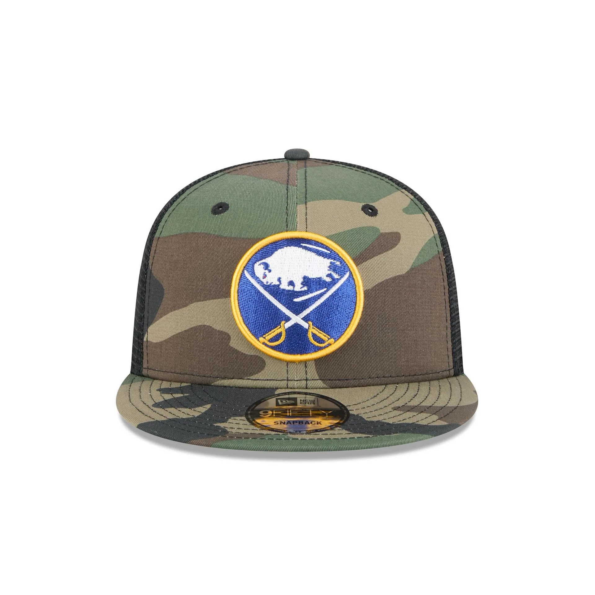 Buffalo Sabres Camo 9FIFTY Trucker Hat sold by New Era product image thumbnail 2