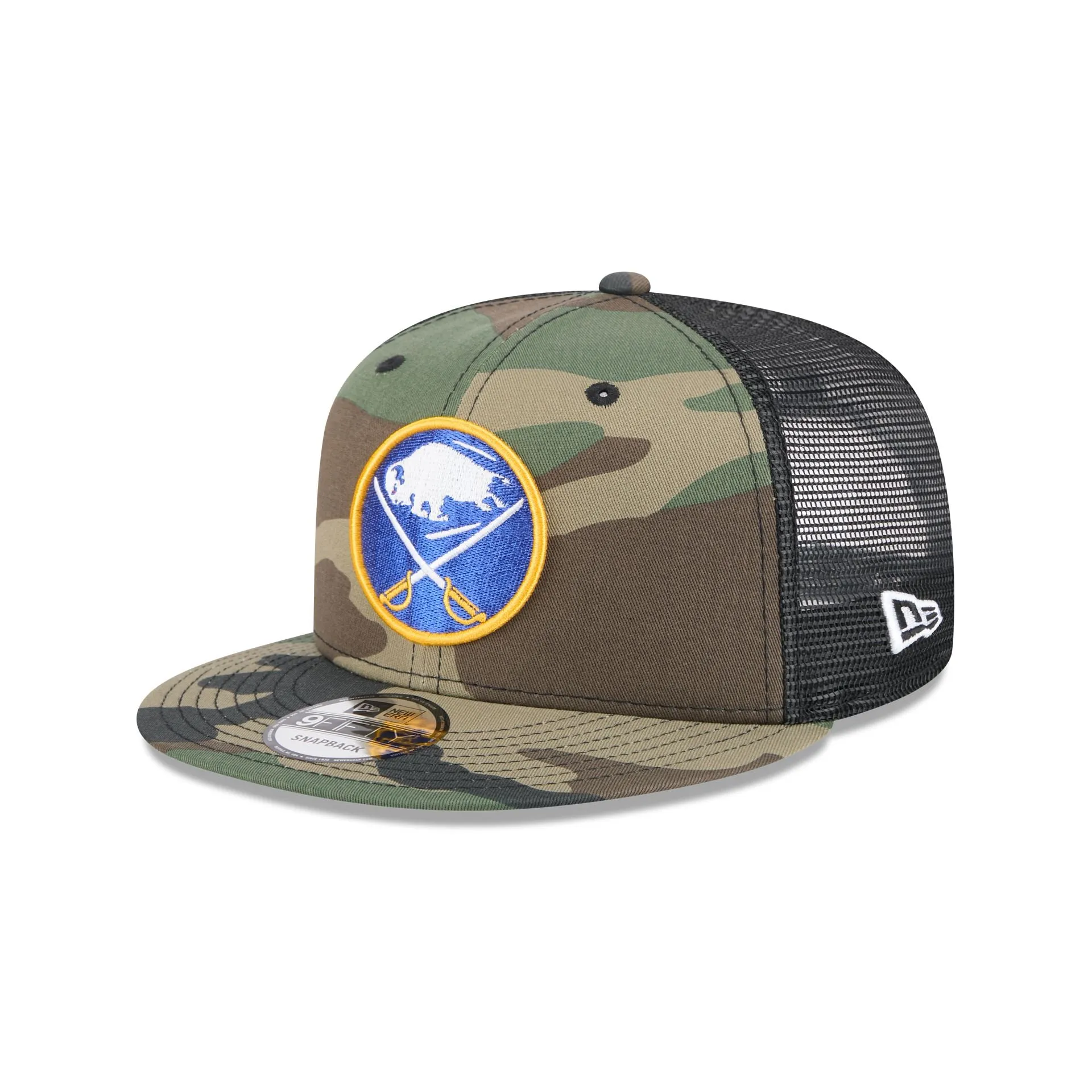 Buffalo Sabres Camo 9FIFTY Trucker Hat sold by New Era