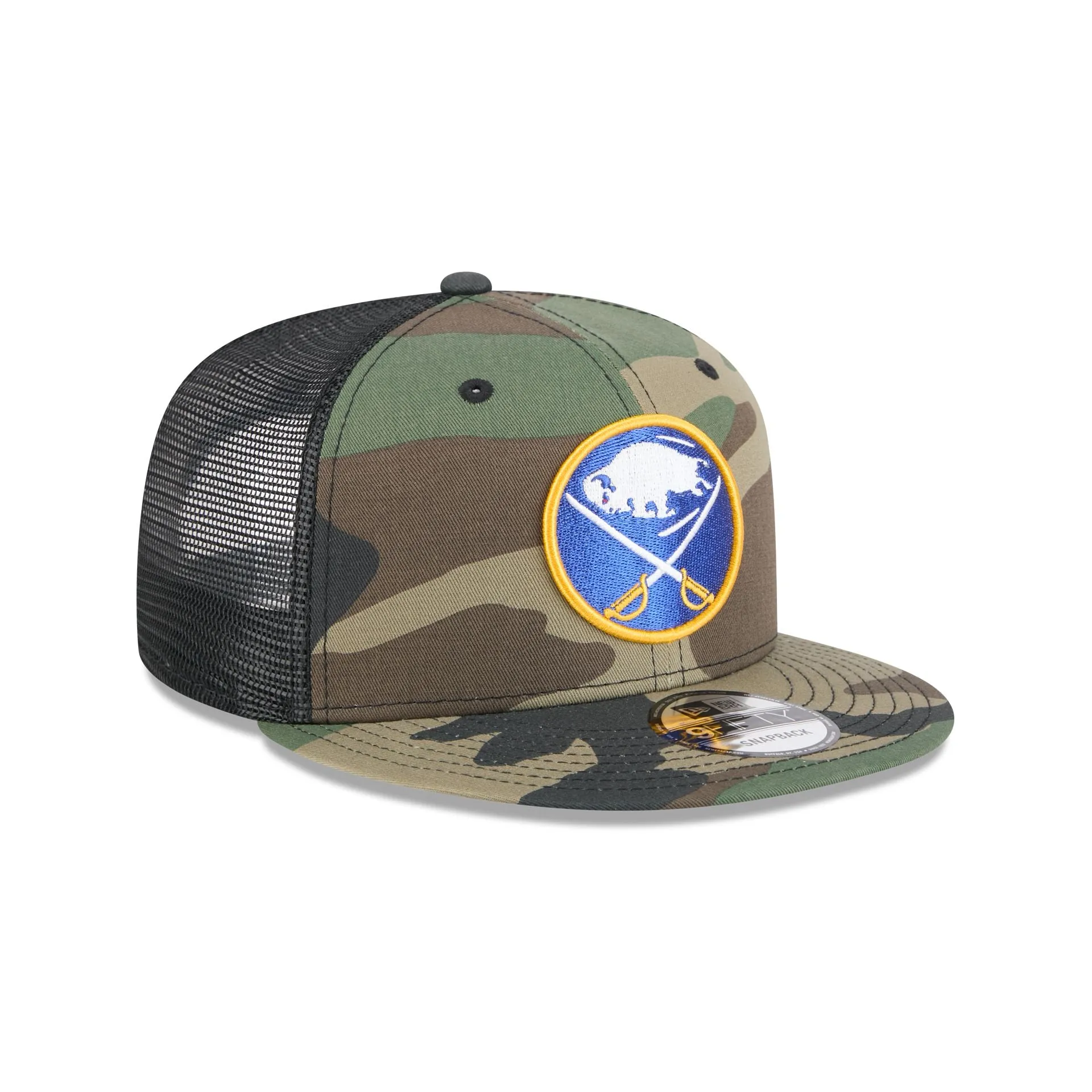 Buffalo Sabres Camo 9FIFTY Trucker Hat sold by New Era product image thumbnail 3
