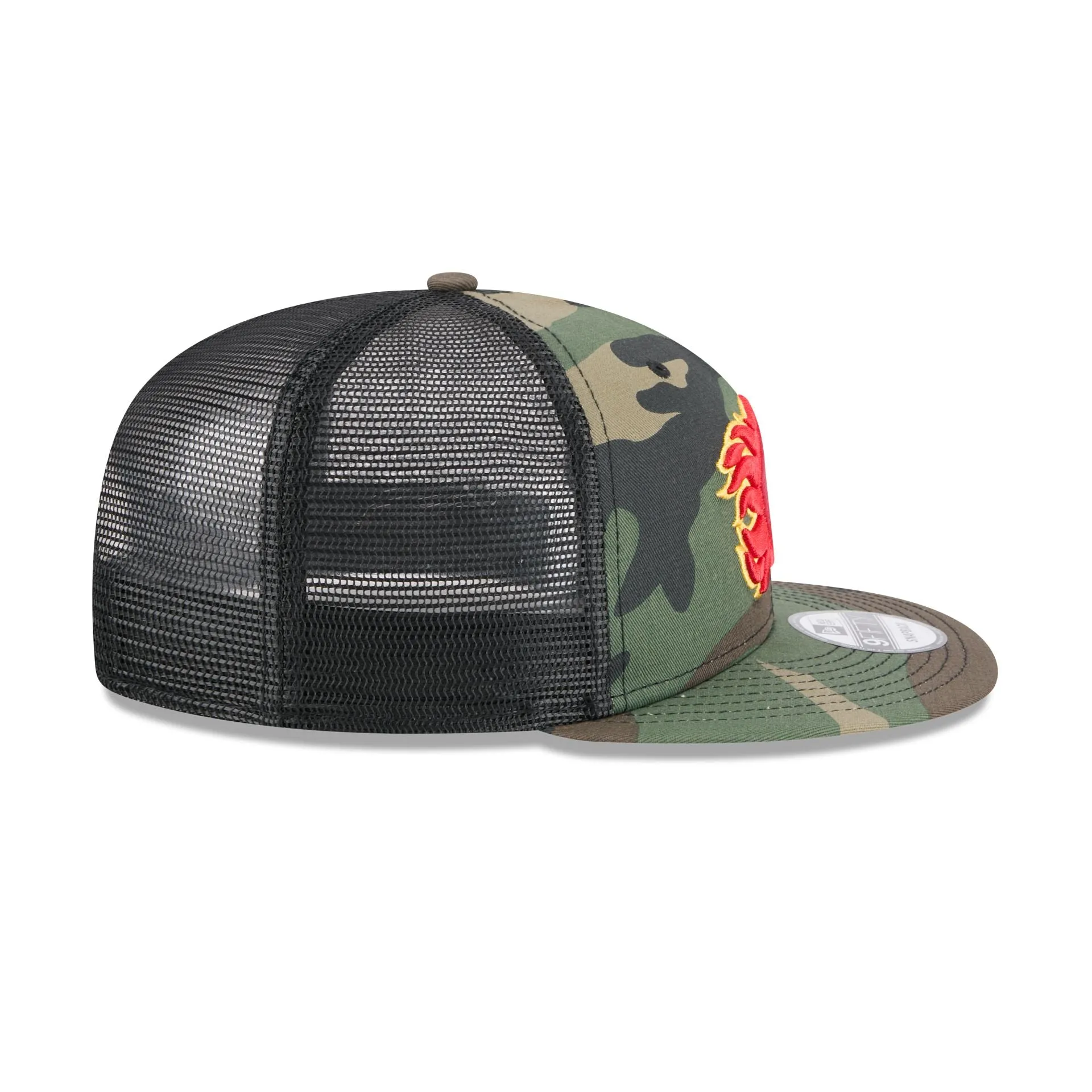 Calgary Flames Camo 9FIFTY Trucker Hat sold by New Era product image thumbnail 5