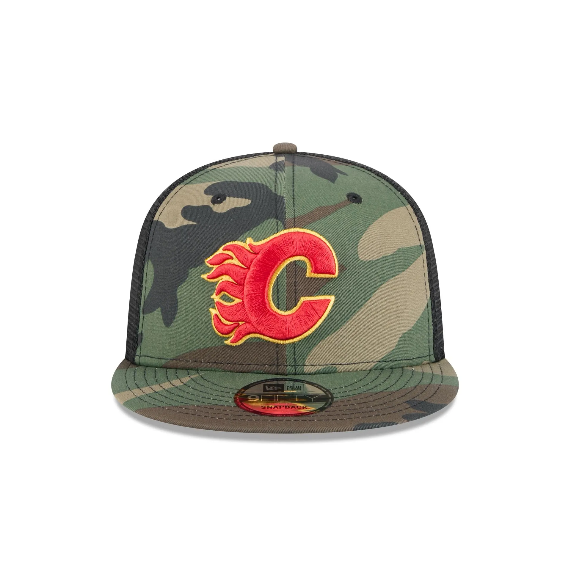 Calgary Flames Camo 9FIFTY Trucker Hat sold by New Era product image thumbnail 2