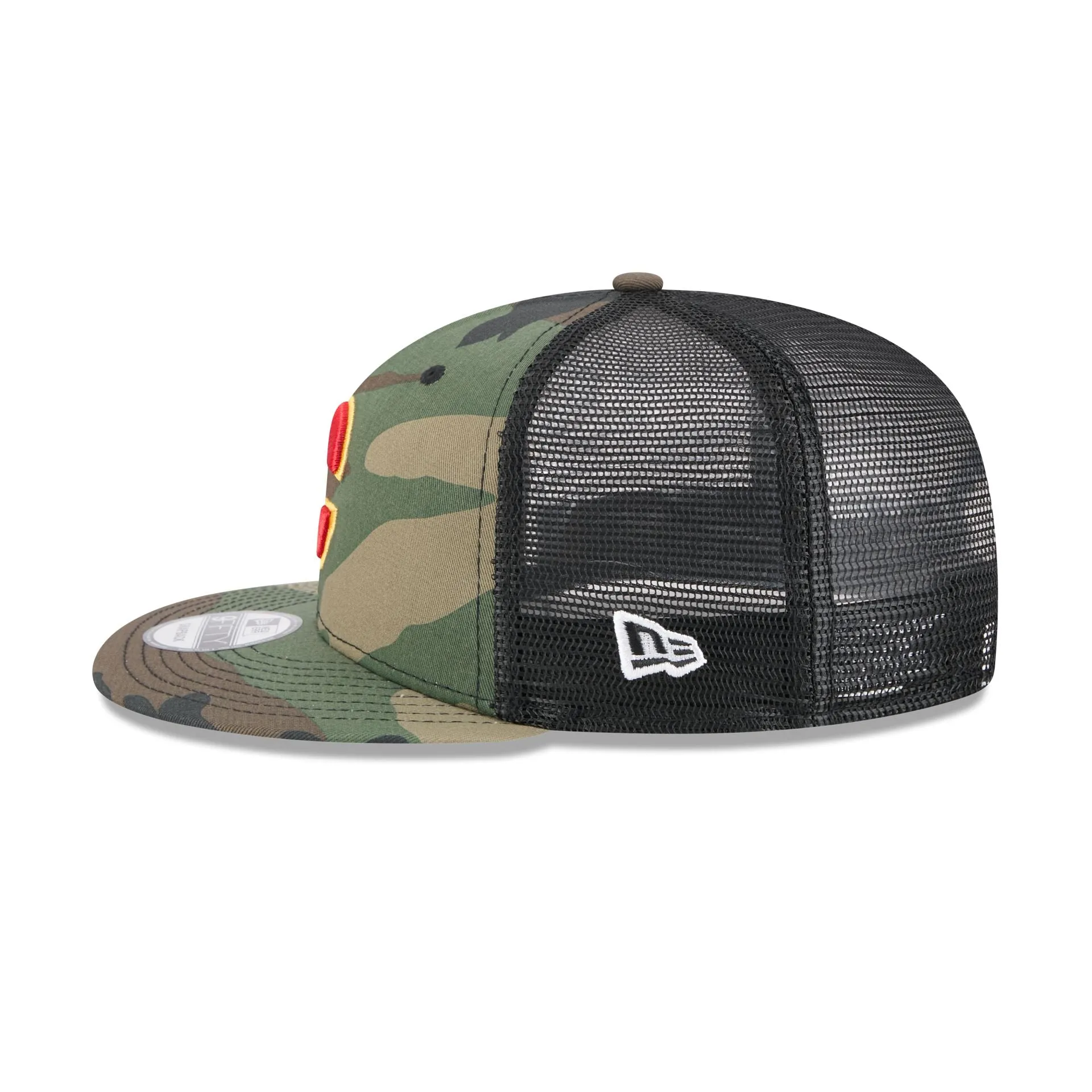Calgary Flames Camo 9FIFTY Trucker Hat sold by New Era product image thumbnail 4