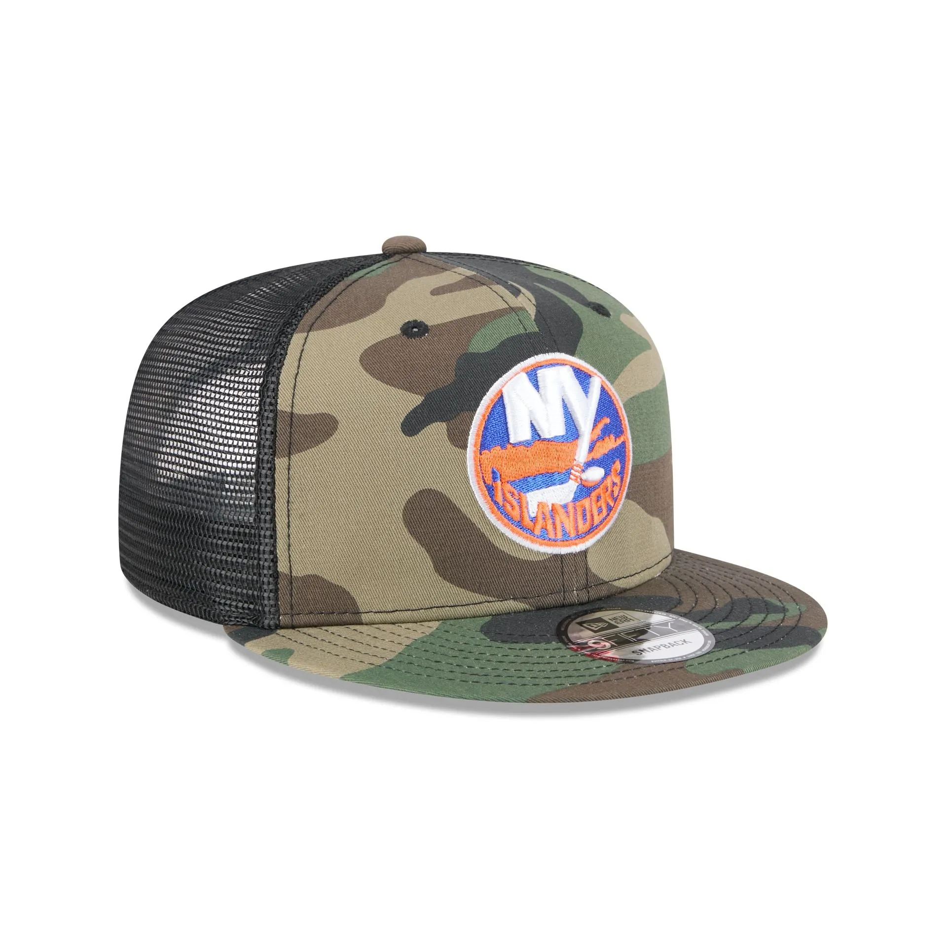 New York Islanders Camo 9FIFTY Trucker Hat sold by New Era product image thumbnail 3