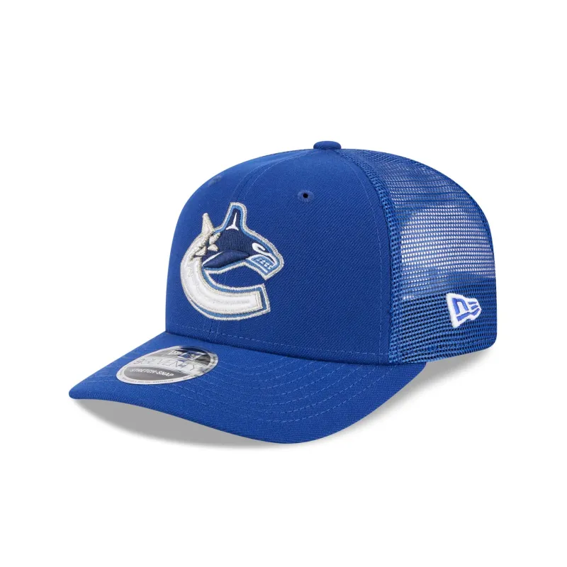 Vancouver Canucks Simple 9SEVENTY Trucker Hat sold by New Era