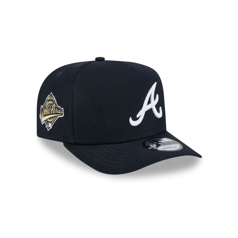 Atlanta Braves Sidepatch 9FIFTY A-Frame Snapback Hat sold by New Era