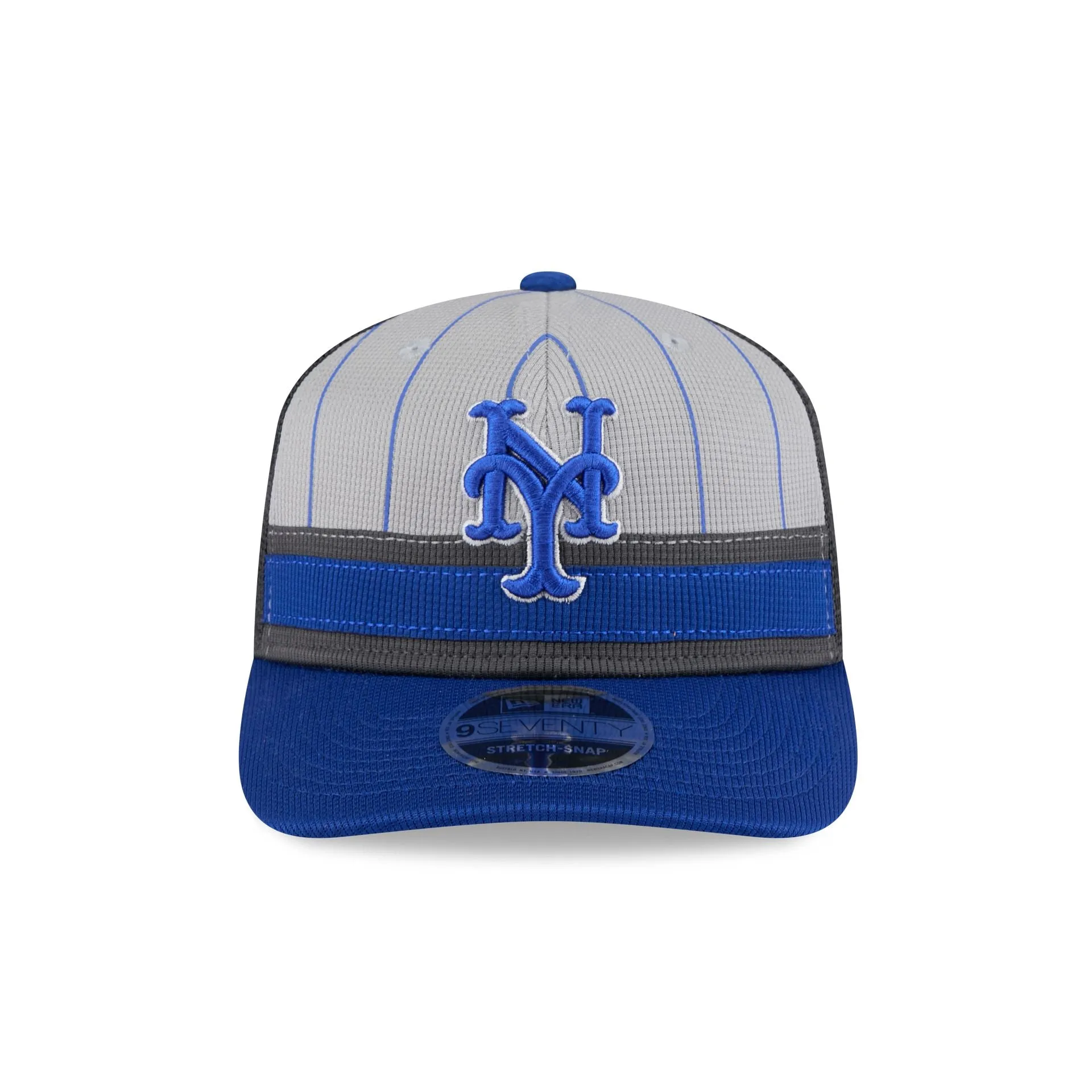 New York Mets 2025 Batting Practice Gray 9SEVENTY Trucker Hat sold by New Era product image thumbnail 2