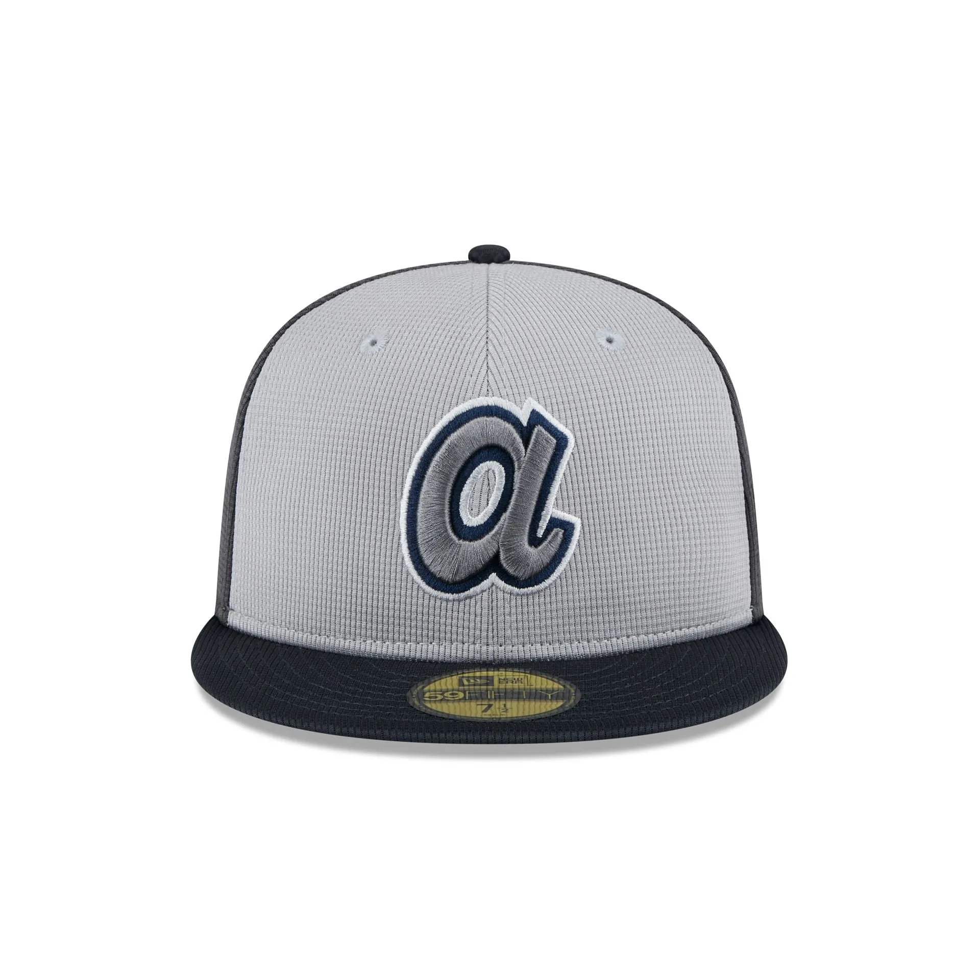 Atlanta Braves 2025 Batting Practice Gray 59FIFTY Fitted Hat sold by New Era product image thumbnail 2