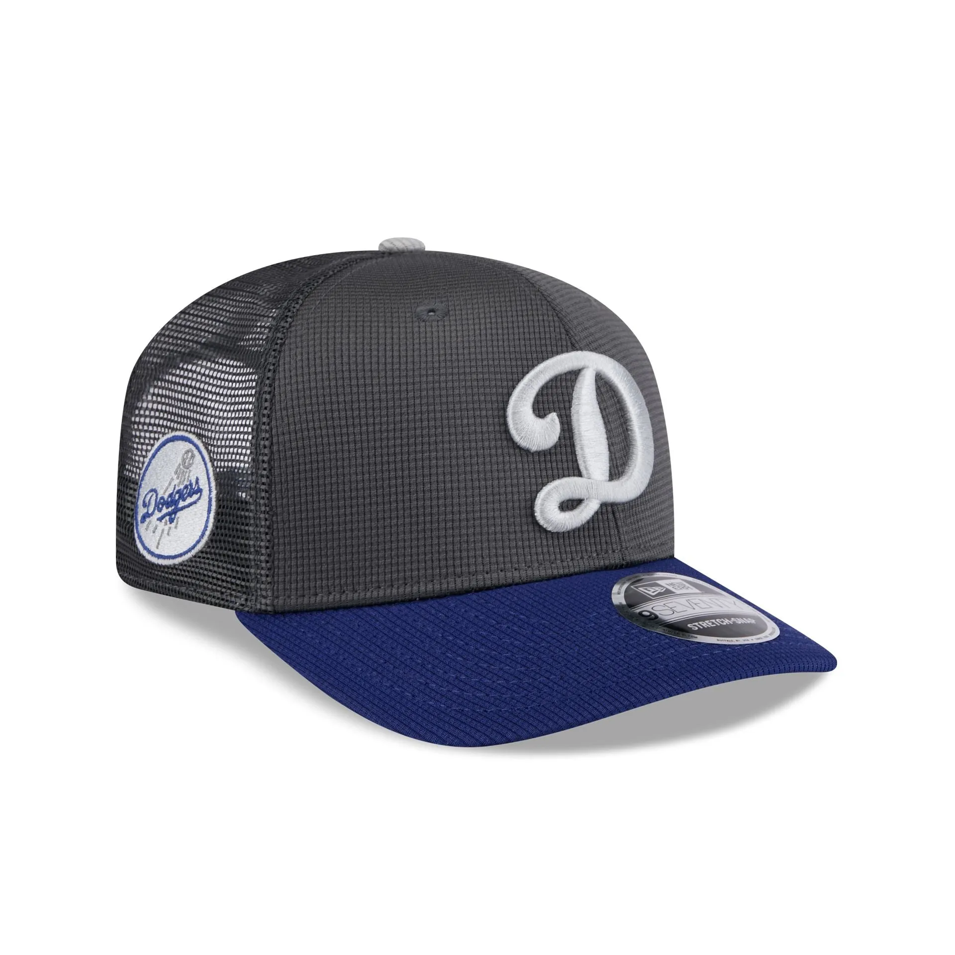 Los Angeles Dodgers 2025 Batting Practice Gray 9SEVENTY Trucker Hat sold by New Era product image thumbnail 3