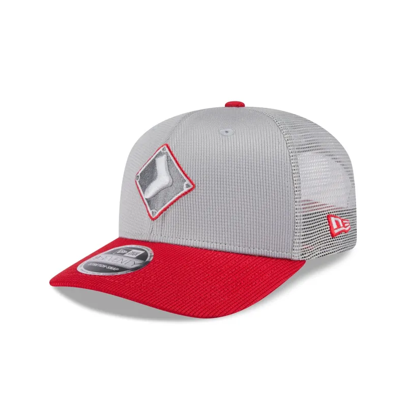 Chicago White Sox 2025 Batting Practice Gray 9SEVENTY Trucker Hat sold by New Era