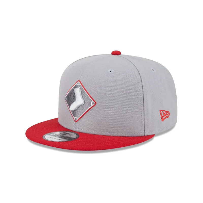 Chicago White Sox 2025 Batting Practice Gray 9FIFTY Snapback Hat sold by New Era