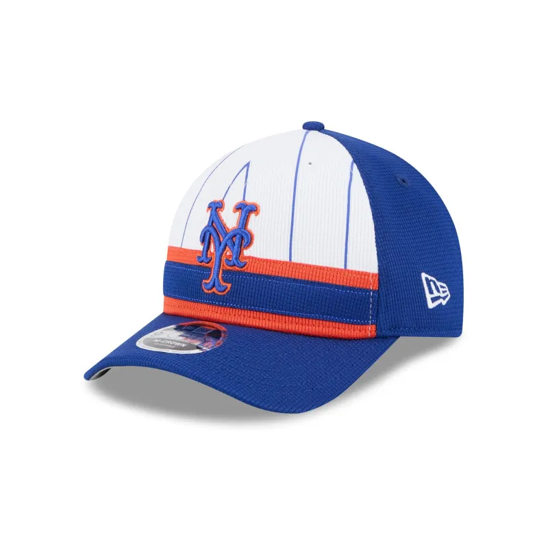 New York Mets 2025 Batting Practice 9FORTY M-Crown Snapback Hat sold by New Era