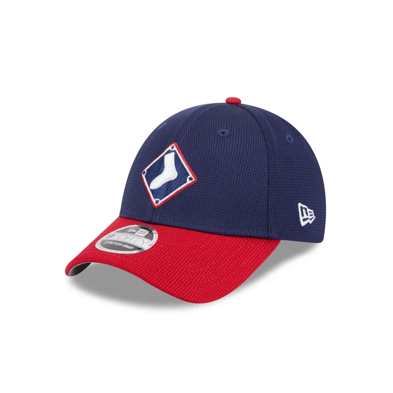 Chicago White Sox 2025 Batting Practice Blue 9FORTY Stretch-Snap Hat sold by New Era