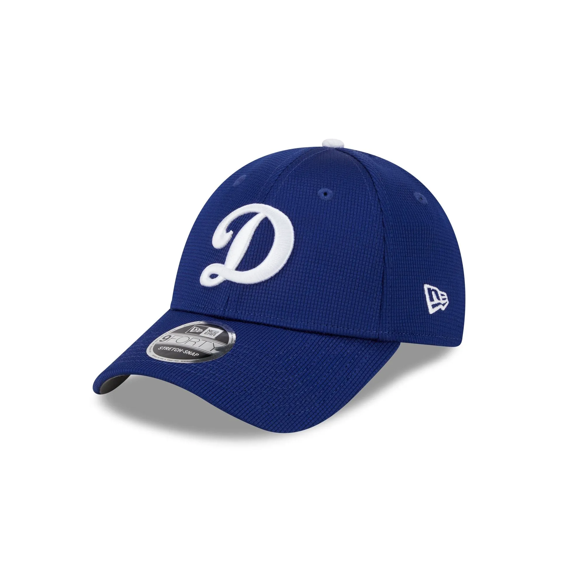 Los Angeles Dodgers 2025 Batting Practice Blue 9FORTY Stretch-Snap Hat sold by New Era