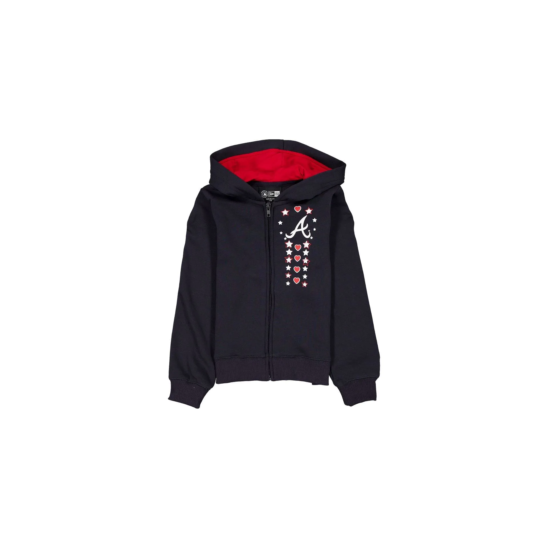 Atlanta Braves Star Girls Hoodie sold by New Era