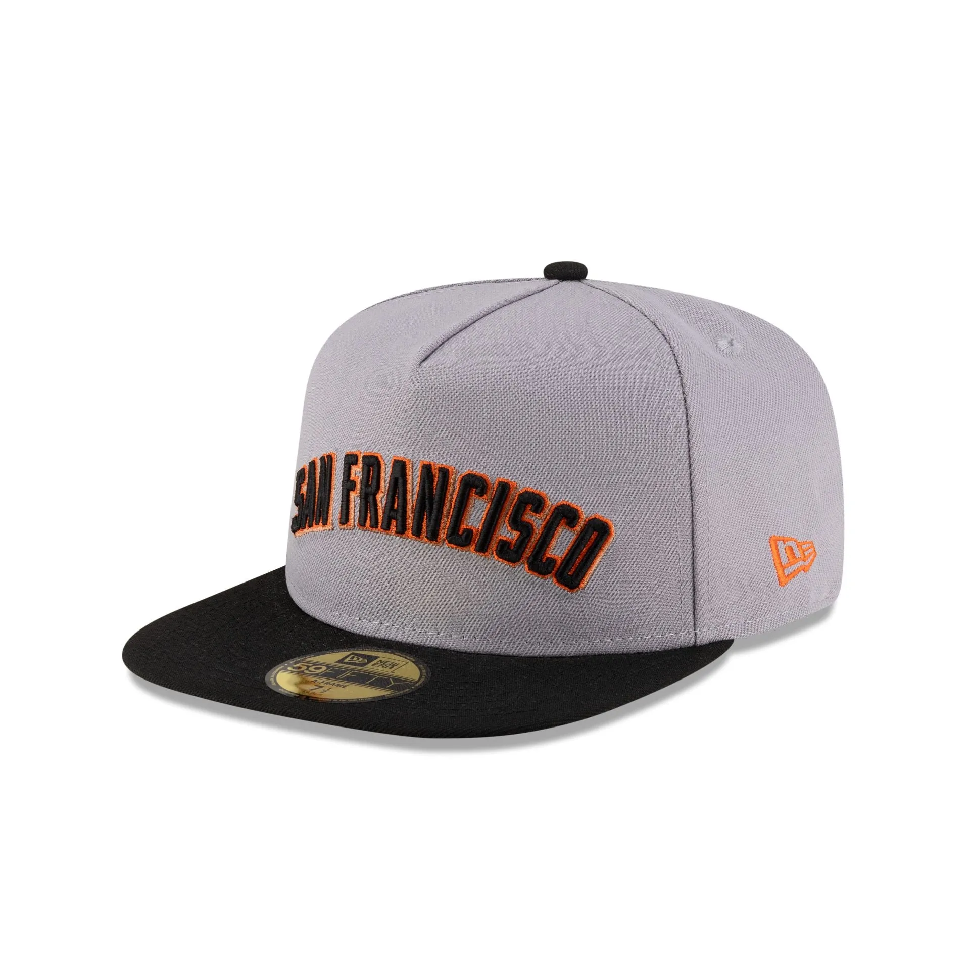 Just Caps League Sidepatch Gray San Francisco Giants 59FIFTY A-Frame Fitted Hat sold by New Era product image thumbnail 3