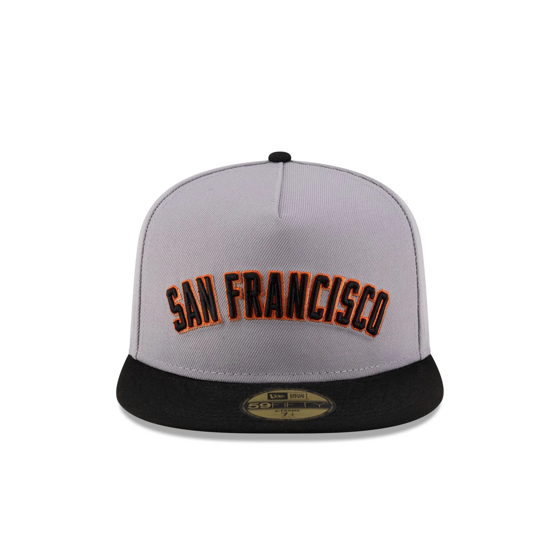 Just Caps League Sidepatch Gray San Francisco Giants 59FIFTY A-Frame Fitted Hat sold by New Era product image thumbnail 2