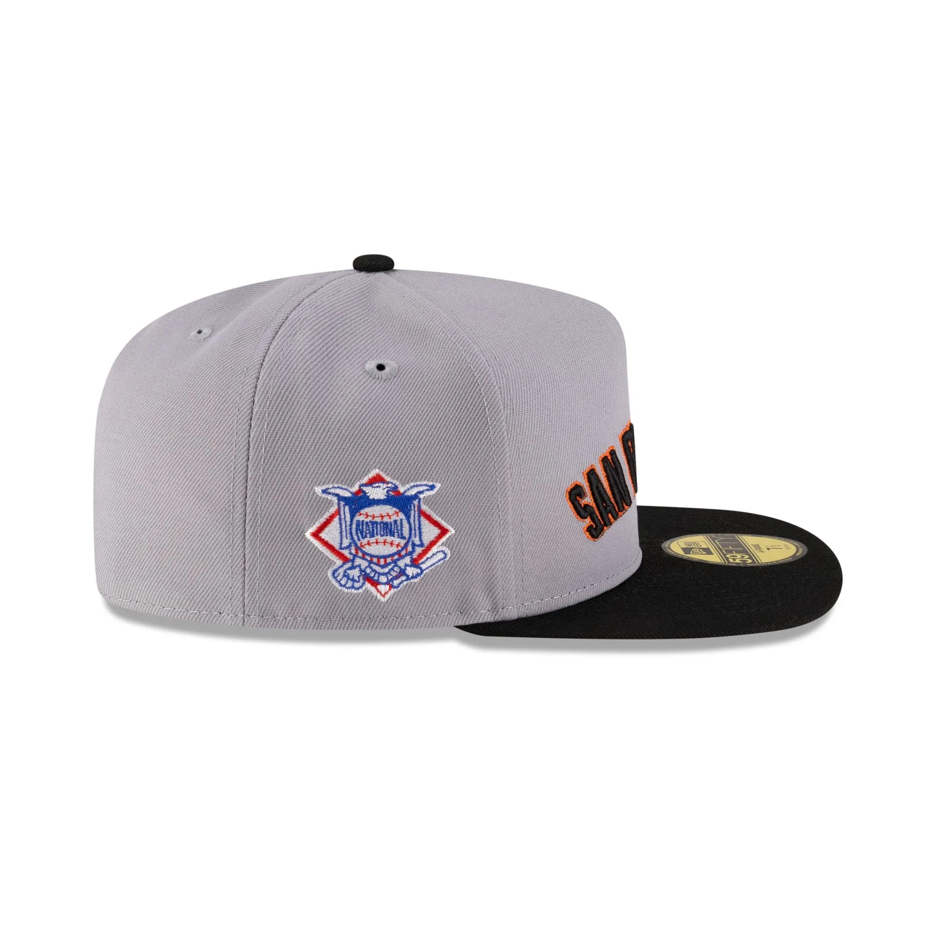 Just Caps League Sidepatch Gray San Francisco Giants 59FIFTY A-Frame Fitted Hat sold by New Era product image thumbnail 4