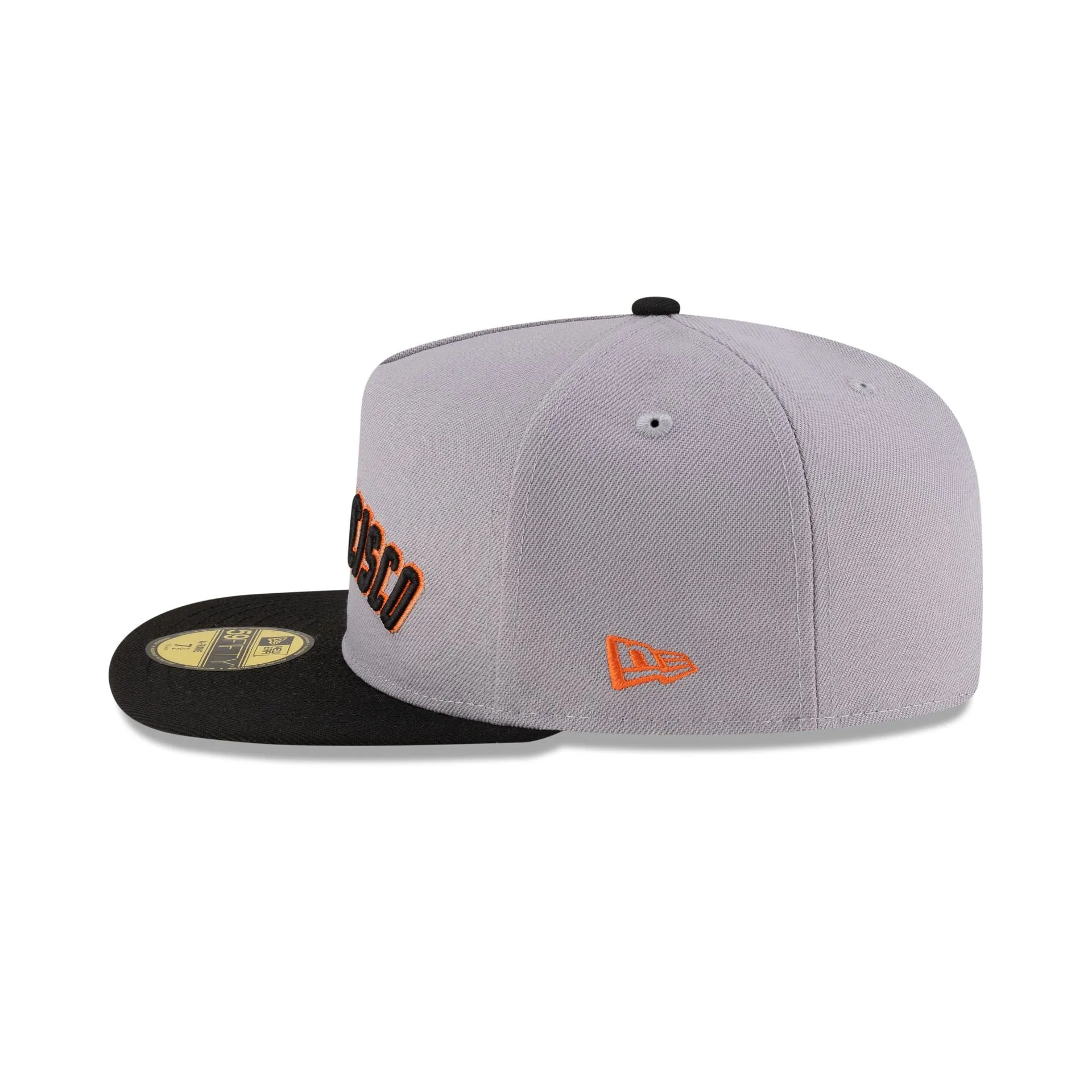 Just Caps League Sidepatch Gray San Francisco Giants 59FIFTY A-Frame Fitted Hat sold by New Era product image thumbnail 5